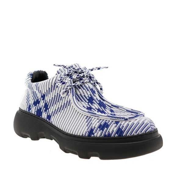 Burberry Creeper Lace-Up Men Salt Ip Check Size 11 New main image 4